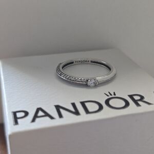 Pandora ME Pavé & White Dual Ring